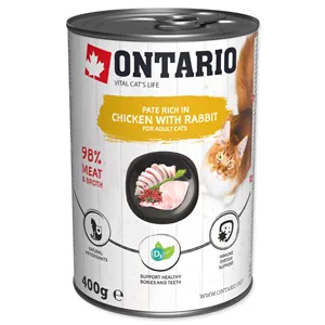 Ontario kuře a králík paté 400 g Ontario kuře a králík paté 400 g