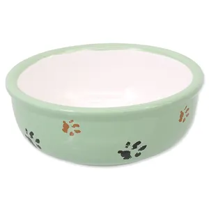Magic Cat Miska keramická kočicí tlapka zelená 13x5 cm 330 ml Magic Cat Miska keramická kočicí tlapka zelená 13x5 cm 330 ml