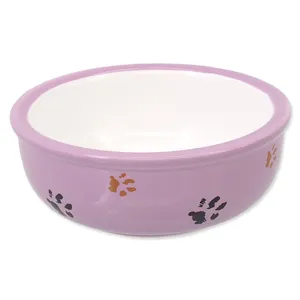 Magic Cat Miska keramická kočicí tlapka fialová 13 x 5 cm 330 ml Magic Cat Miska keramická kočicí tlapka fialová 13 x 5 cm 330 ml
