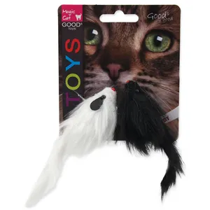 Magic Cat Hračka Myš plyš chrastící 11cm 2 ks Magic Cat Hračka Myš plyš chrastící 11cm 2 ks