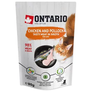 Ontario Cat Chicken and Codfish in Broth 80 g Ontario Cat Chicken and Codfish in Broth 80 g