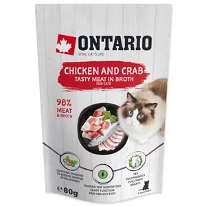 Ontario Cat Chicken and Crab in Broth 80 g Ontario Cat Chicken and Crab in Broth 80 g
