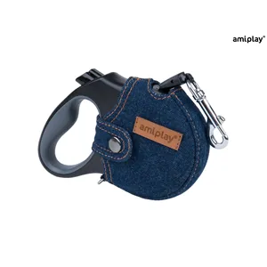 Amiplay Vodítko Infini s Denim S 3m - 12 kg námořní Amiplay Vodítko Infini s Denim S 3m - 12 kg námořní