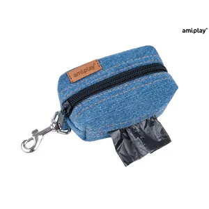 Amiplay Tastička na sáčky Denim 9x5x4 cm Modrá Amiplay Tastička na sáčky Denim 9x5x4 cm Modrá