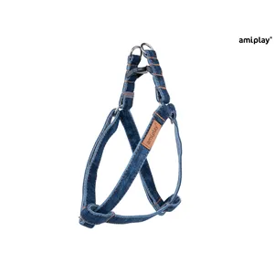 Amiplay Postroj Denim L 40-75x 2cm - námořnická Amiplay Postroj Denim L 40-75x 2cm - námořnická