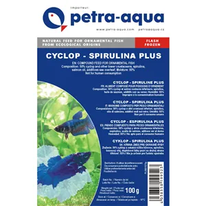 Petra-Aqua Mražený Cyklop se spirulínou 100g - BLISTR Petra-Aqua Mražený Cyklop se spirulínou 100g - BLISTR