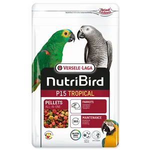 Versele-Laga Krmivo NutriBird P15 Tropical Pro velké papoušky 1 kg Versele-Laga Krmivo NutriBird P15 Tropical Pro velké papoušky 1 kg