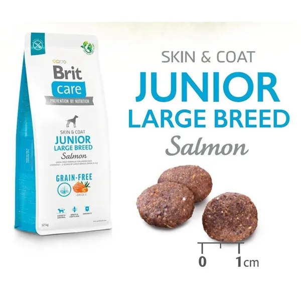 Brit Care Dog Grain-free Junior Large Breed Salmon & Potato 3 kg