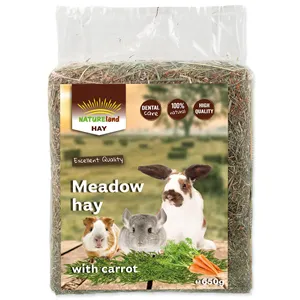 Nature Land Hay Seno s mrkví 0,65 kg Nature Land Hay Seno s mrkví 0,65 kg