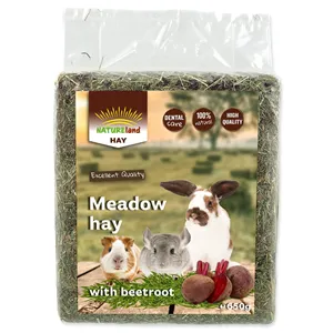 Nature Land Hay Seno s červenou řepou 0,65 kg Nature Land Hay Seno s červenou řepou 0,65 kg