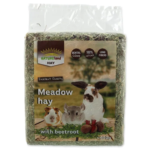 Nature Land Hay Seno s červenou řepou 0,65 kg 