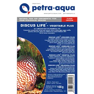 Petra-Aqua Mražený pro terčovce rostlinný mix 100g - BLISTR Petra-Aqua Mražený pro terčovce rostlinný mix 100g - BLISTR